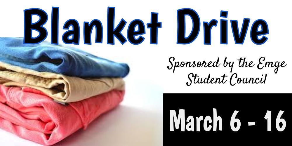 Emge Student Council Blanket Drive