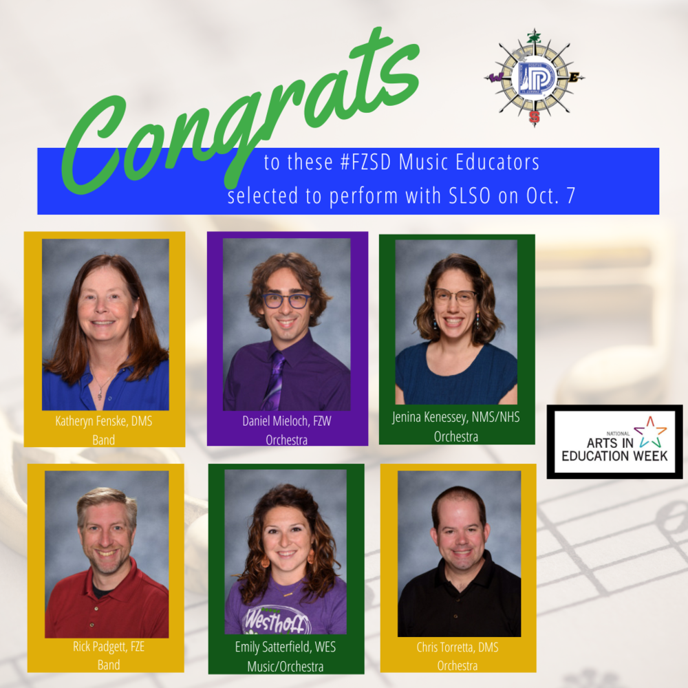 Six teachers selected for Symphony program