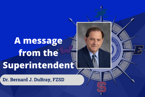 A message from the Superintendent