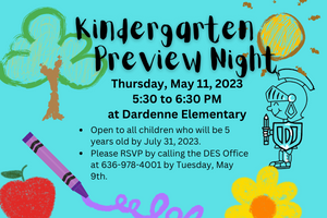 Kindergarten Preview Night at Dardenne