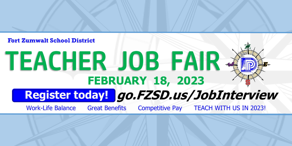 Teacher Job Fair Feb. 18 go. fzsd.us/jobinterview