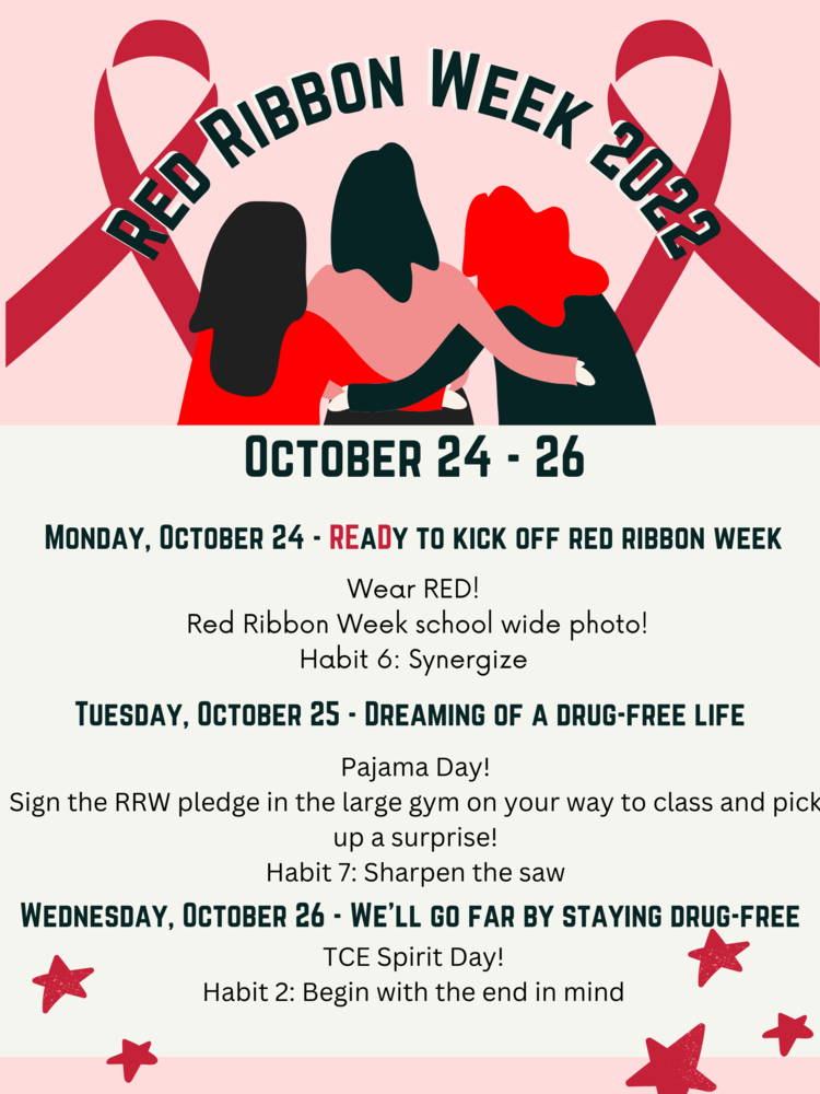 Red Ribbon Week at TCE