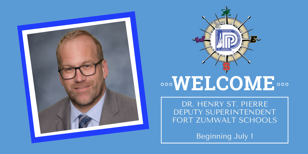 Welcome new Deputy Superintendent Dr. Henry St. Pierre
