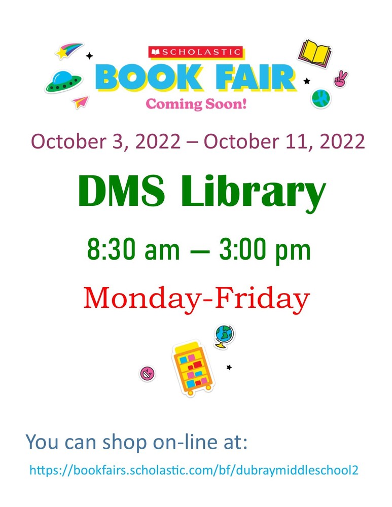 Book Fair-(Oct 3-Oct 11) 