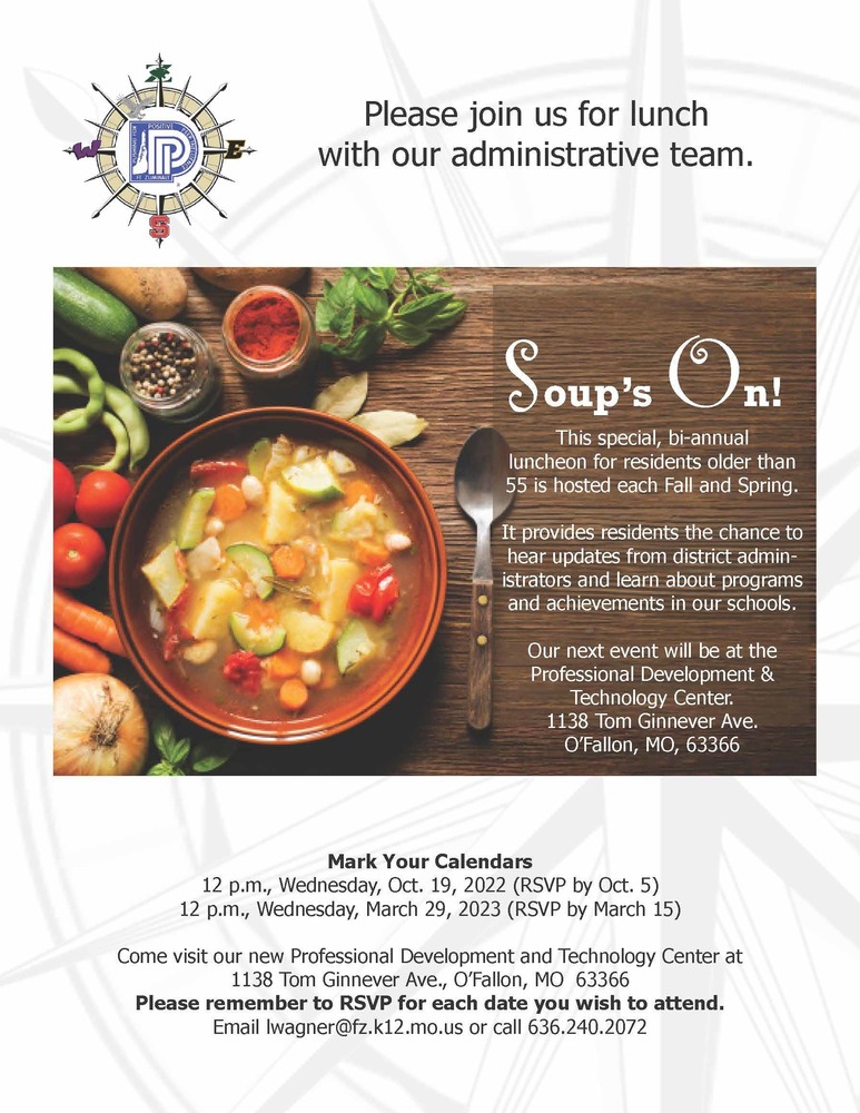 Soup's On Event for Residents Older Than 55