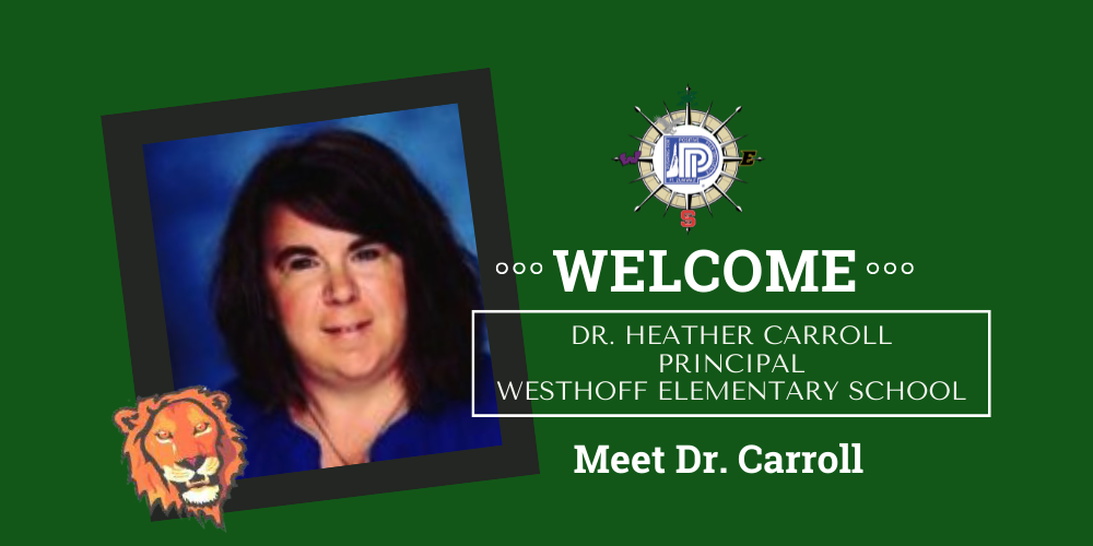 Welcome Dr. Carroll