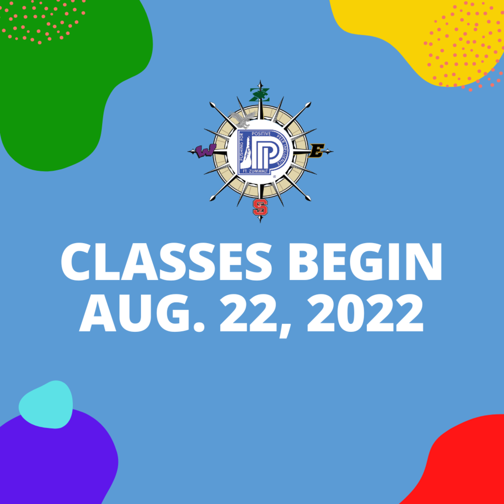 Classes begin Aug. 22, 22