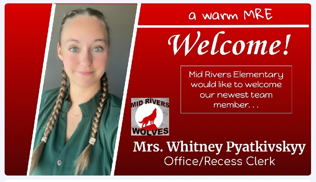 Welcome Mrs. Whitney Pyatkivskyy! 