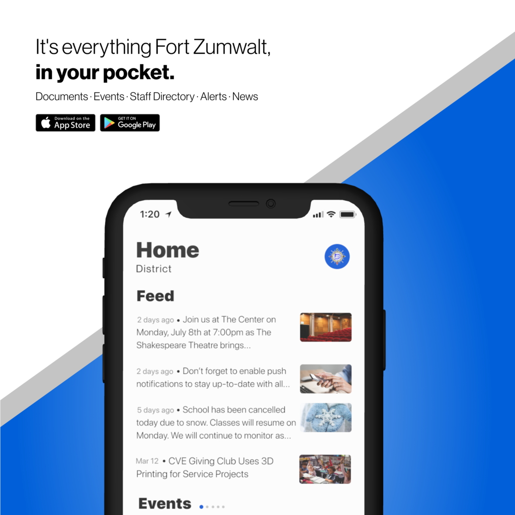 Download the Fort Zumwalt App
