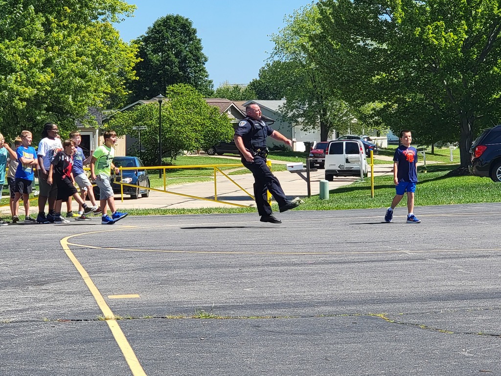 Kickball with MHE DARE Officer