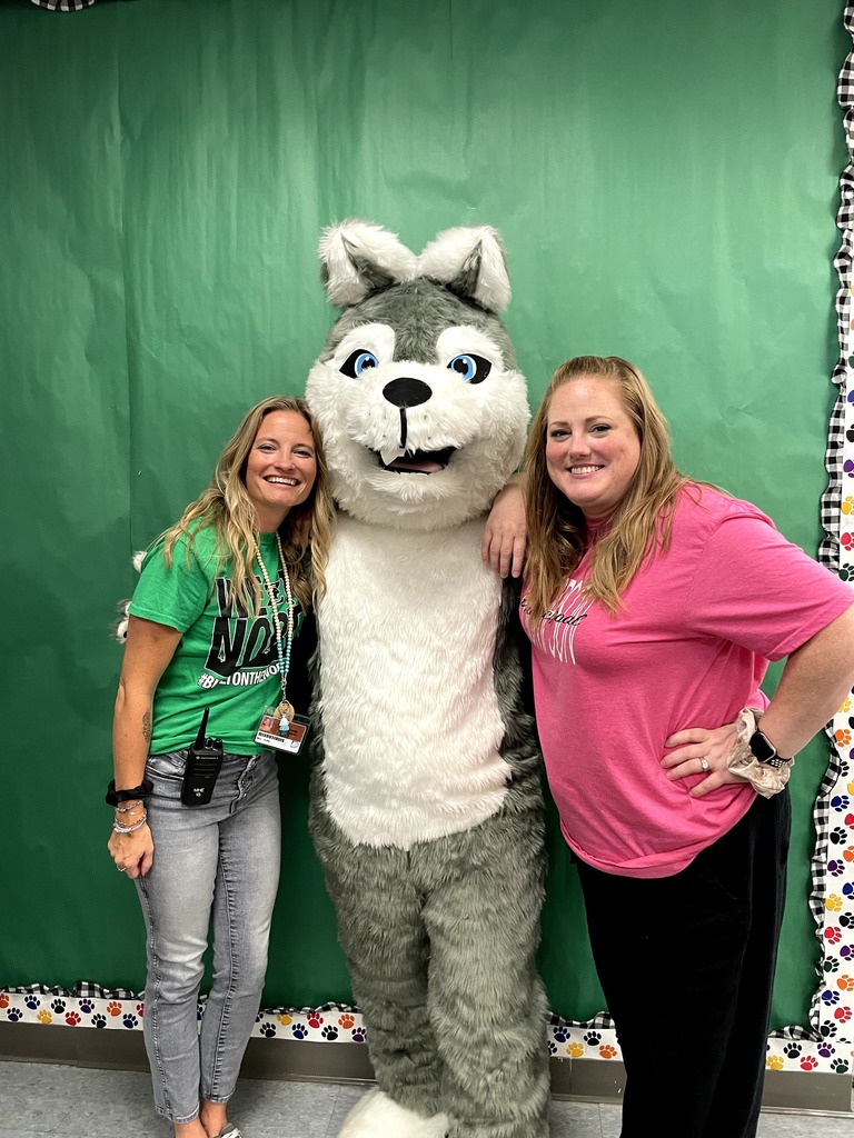 Herby the Husky with the Principals