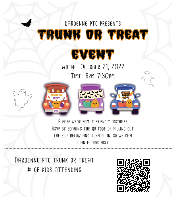 Trunk or Treat RSVP