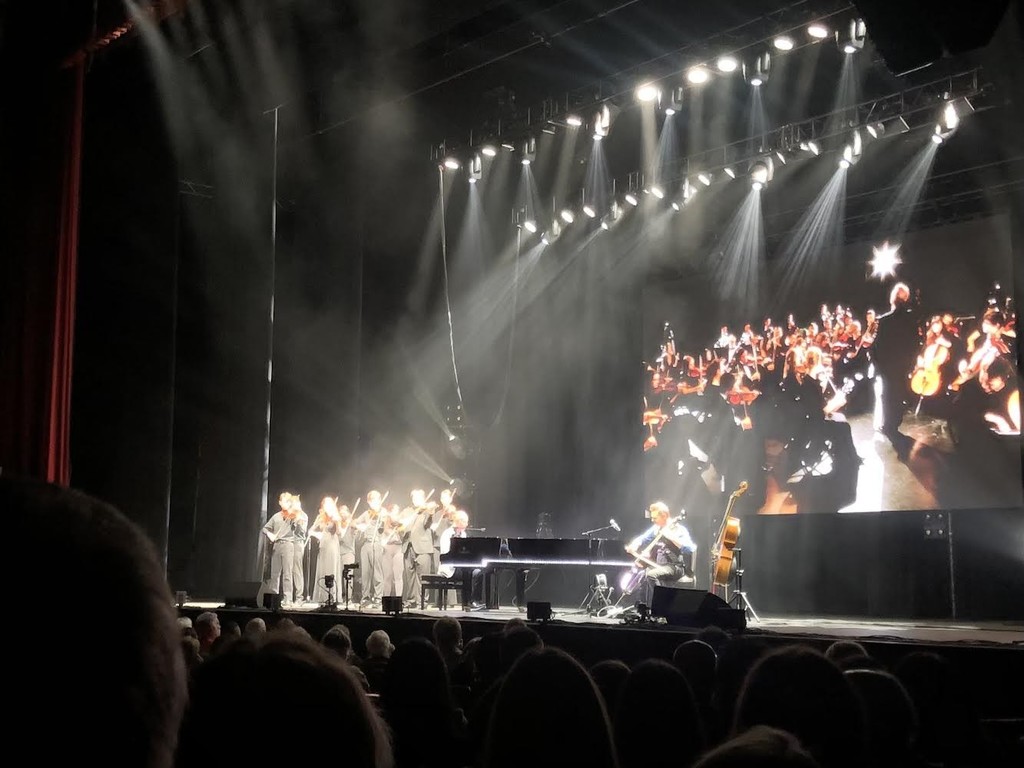 Student violinists take the spotlight live on stage with the Piano Guys at the Fabulous Fox.