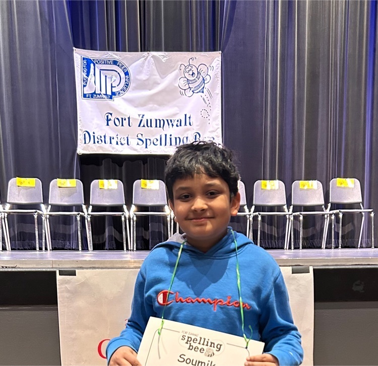 PSE student for district spelling bee
