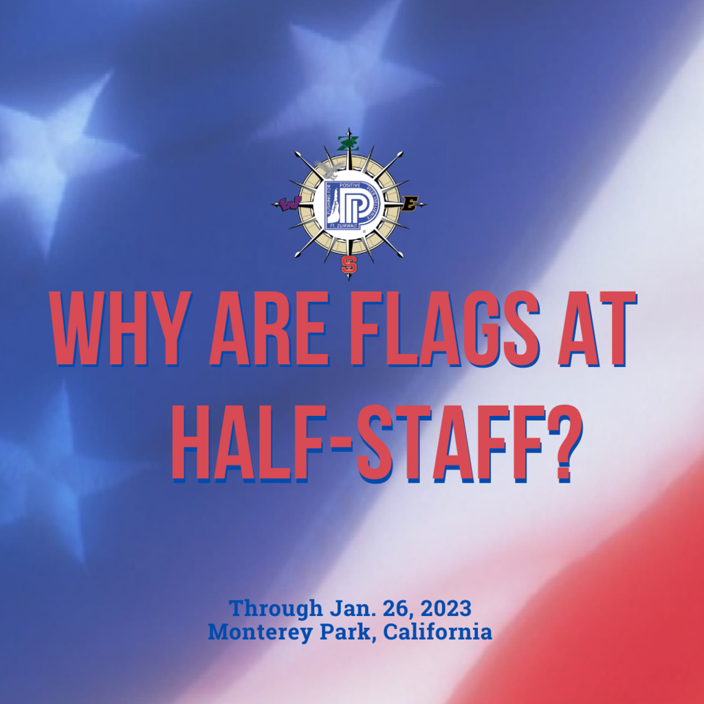Flags at half-staff for victims in Monterey Park, CA