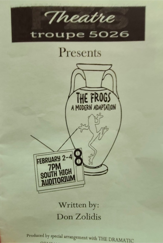 Program for The Frogs 