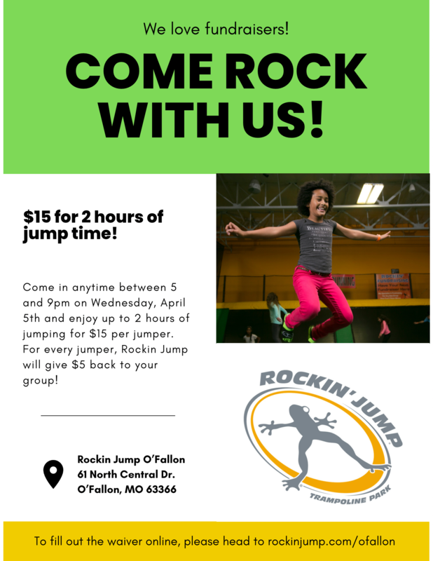 Emge Rockin' Jump Fundraiser 4-5-23 from 5 - 9 PM